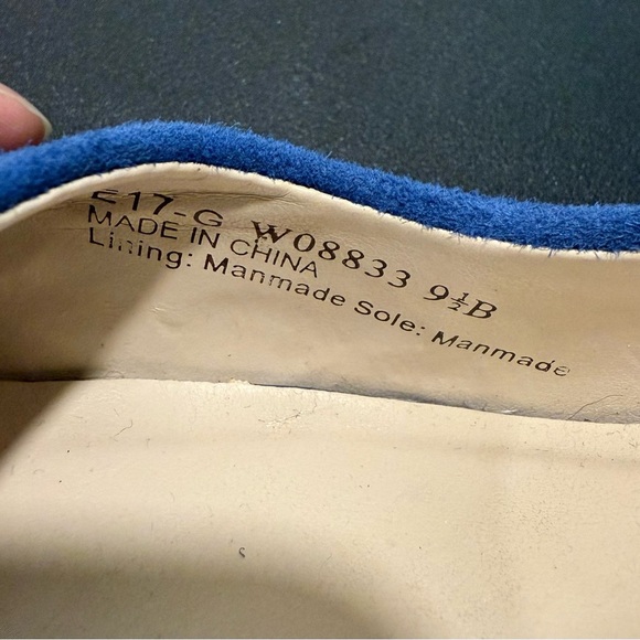 Elegant Blue Cole Haan Suede Pumps Party Wedding Guest Formal Semi Formal Chic - Picture 6 of 9